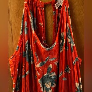 Red flower sundress in GUC